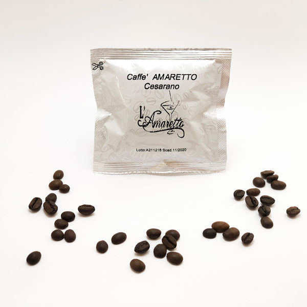 Cialde Aromatizzate – Caffè Cesarano – Gusto Amaretto – 100 Pz