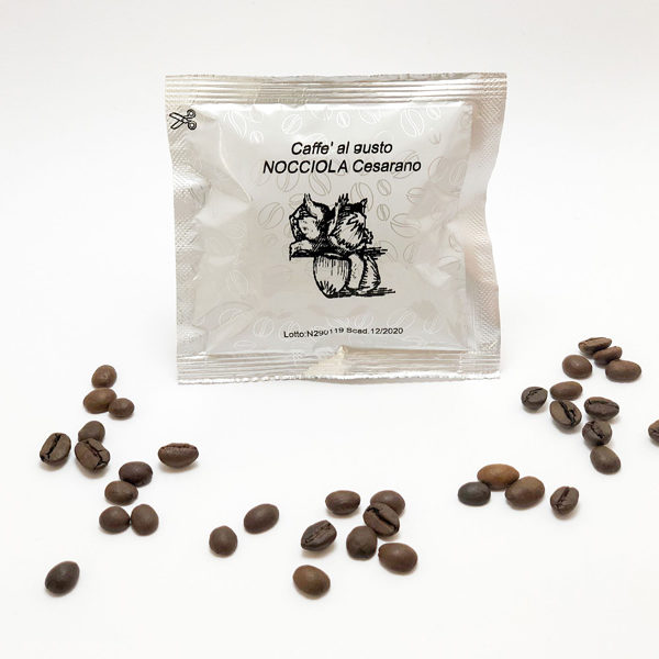 Coffee Pods Caffè Cesarano – Hazelnut Taste – 150 Coffee Pods