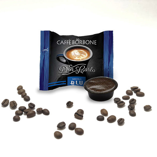 Capsule Compatibili A Modo Mio-Caffè Borbone- Don Carlo – Miscela Blu-100pz