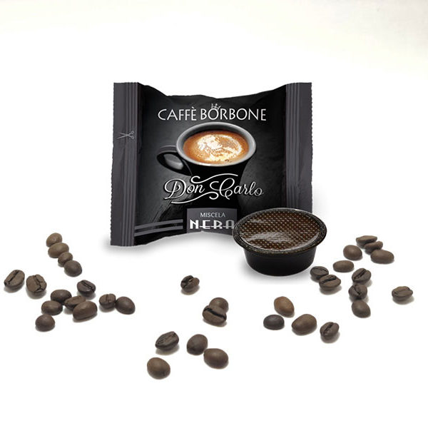 Capsule Compatibili A Modo Mio-Caffè Borbone- Don Carlo – Miscela Nera-100pz
