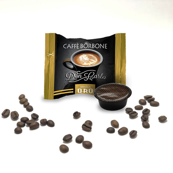 Capsule  Compatibili A Modo Mio-Caffè Borbone Miscela Oro- Don Carlo -100pz