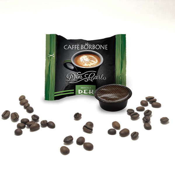 Capsule Compatibili A Modo Mio-Caffè Borbone Decaffeinato-Don Carlo -100pz