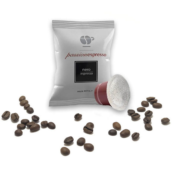 Capsule  Compatibili Nespresso – Lollo Caffè – Miscela Nera – 100 Capsule